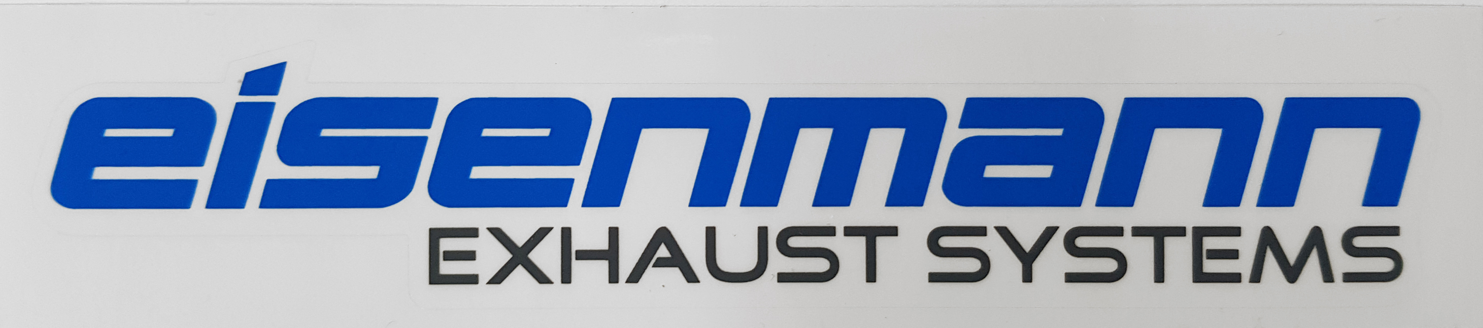 Eisenmann Exhaust Systems Aufkleber klein blau/anthrazit