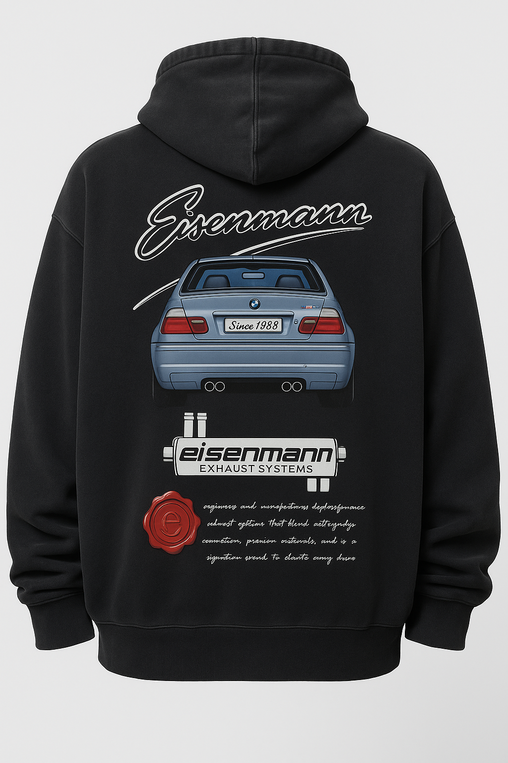 Eisenmann Exhaust Hoodie E46 M3 Oversized