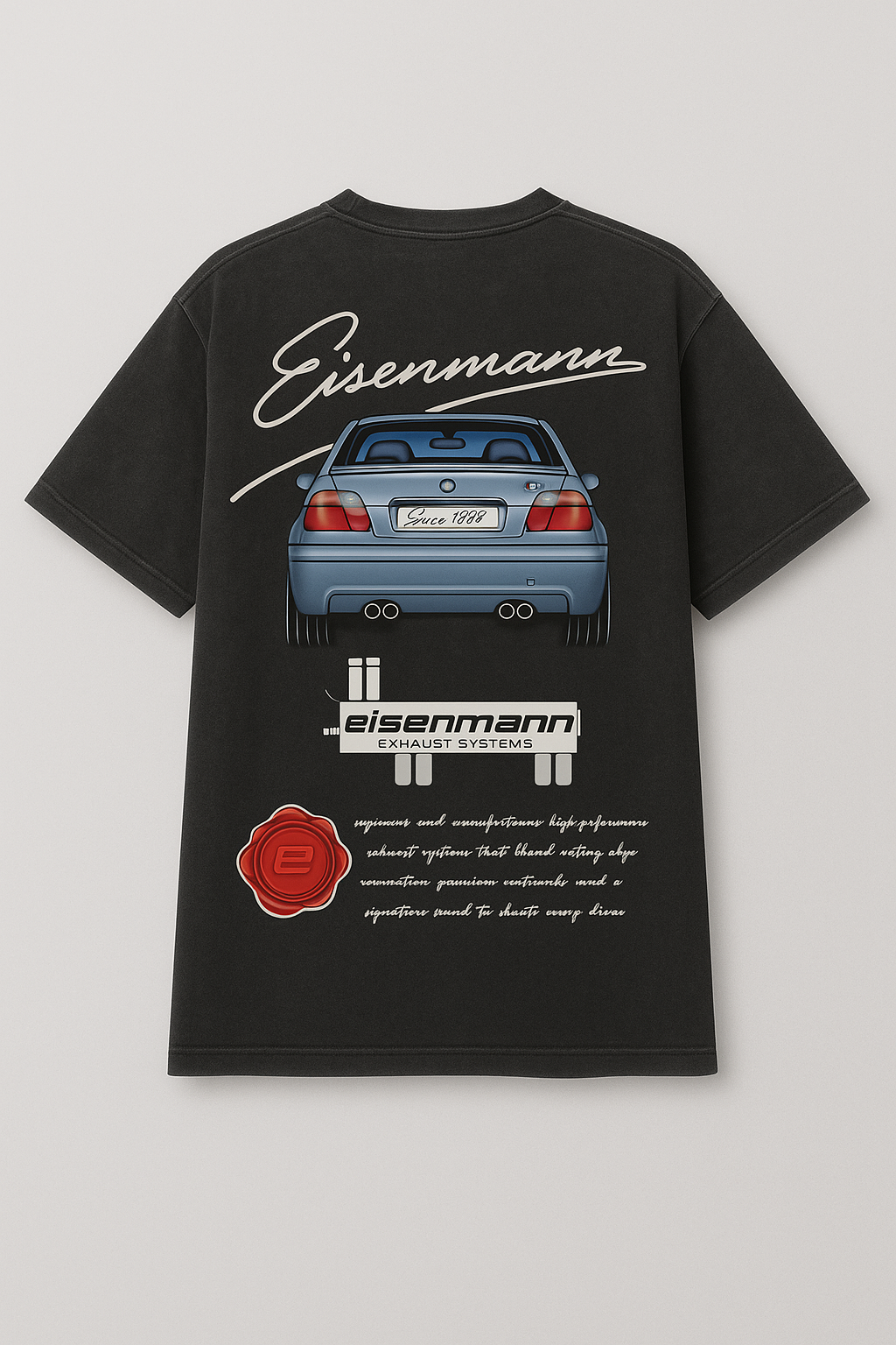 Eisenmann Exhaust E46 M3 Oversized T-Shirt